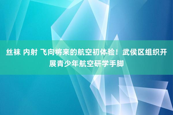 丝袜 内射 飞向将来的航空初体验！武侯区组织开展青少年航空研学手脚