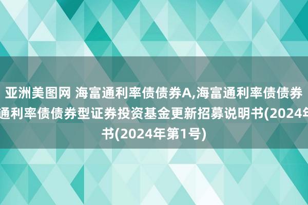 亚洲美图网 海富通利率债债券A，海富通利率债债券C: 海富通利率债债券型证券投资基金更新招募说明书(2024年第1号)